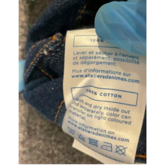 ateliers de nimes Dark Selvedge High Rise Jeans 28 X 25.5 - Picture 5 of 5